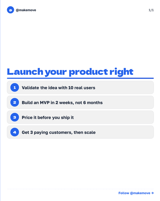 Business steps — Launch your product right